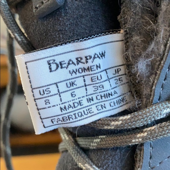 Bearpaw Isabella Snow Boots 7 tall gray - Picture 4 of 5